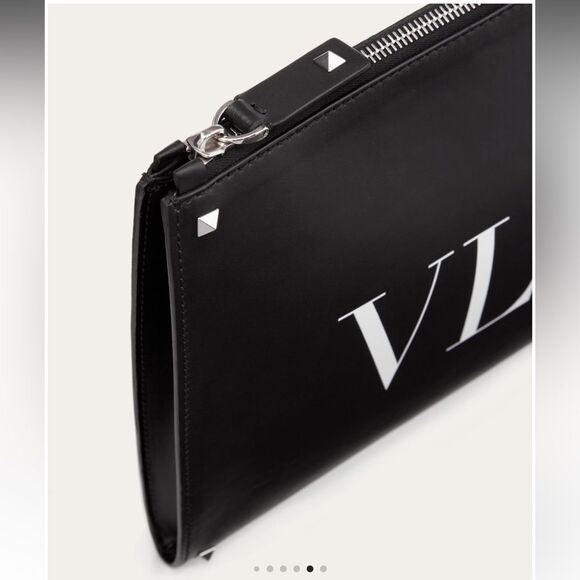 Valentino VLTN‎ Document Holder Black/Muti Color Nwt - Picture 5 of 14